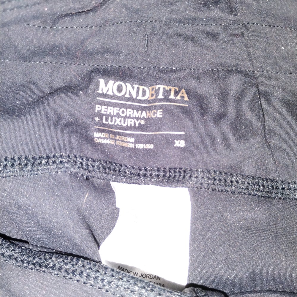 Mondetta Black Bike Shorts with Streamlined Design - Picture 2 of 3